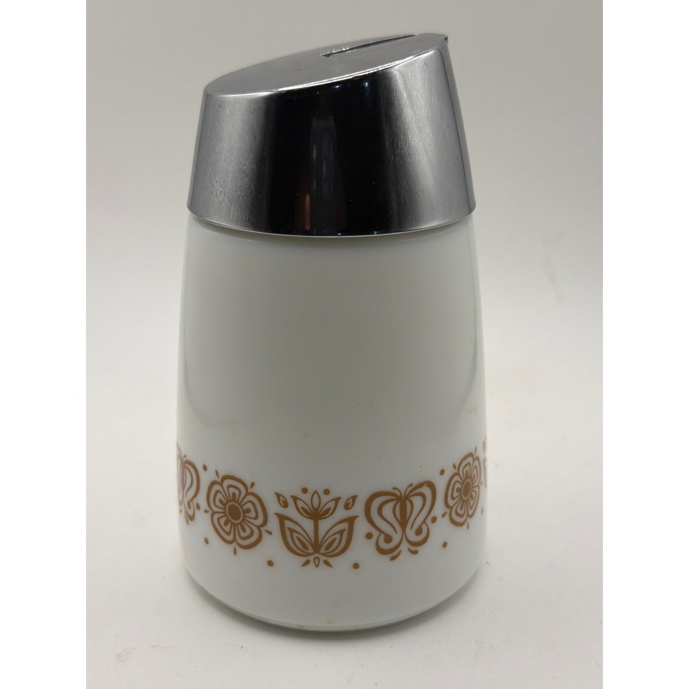 S-930 Dripcut Butterfly Gold Sugar Dispenser Pour Spout Vintage Corning Corelle